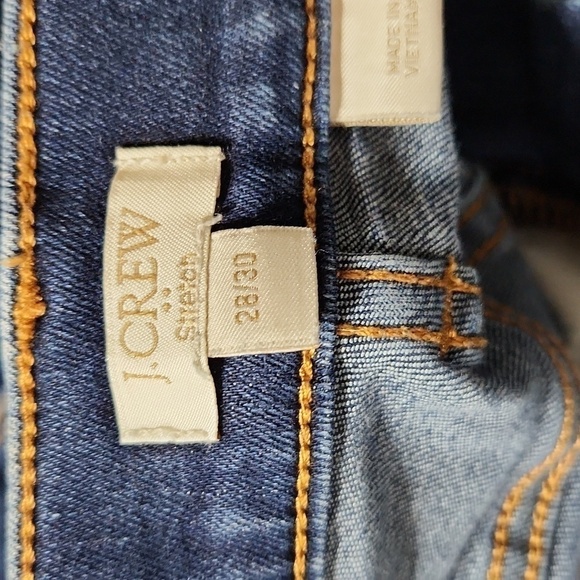 J Crew Dark Wash Stretch Skinny Jeans size 28 - Picture 3 of 3
